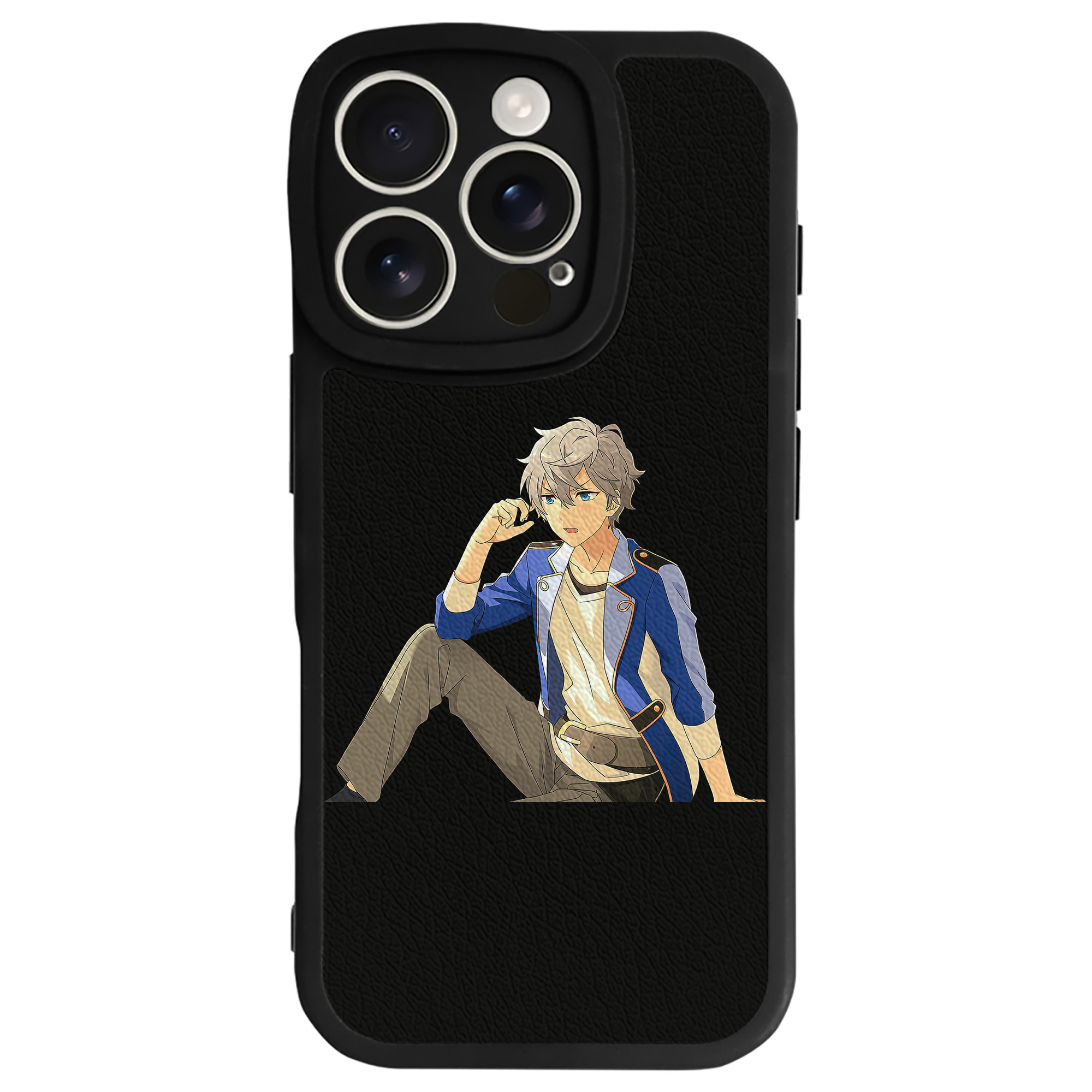 （画像用） あんさんぶるスターズ! Ensemble Stars 【iPhone 16シリーズ対応】シリコンスマホケース（レザー調） 材質：シリコン